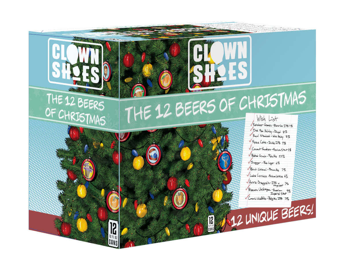 12 Beers of Christmas 2022 returns from Clown Shoes Beer