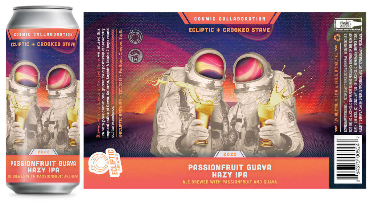 Ecliptic Brewing teams up with Crooked Stave for latest Cosmic Collaboration beer