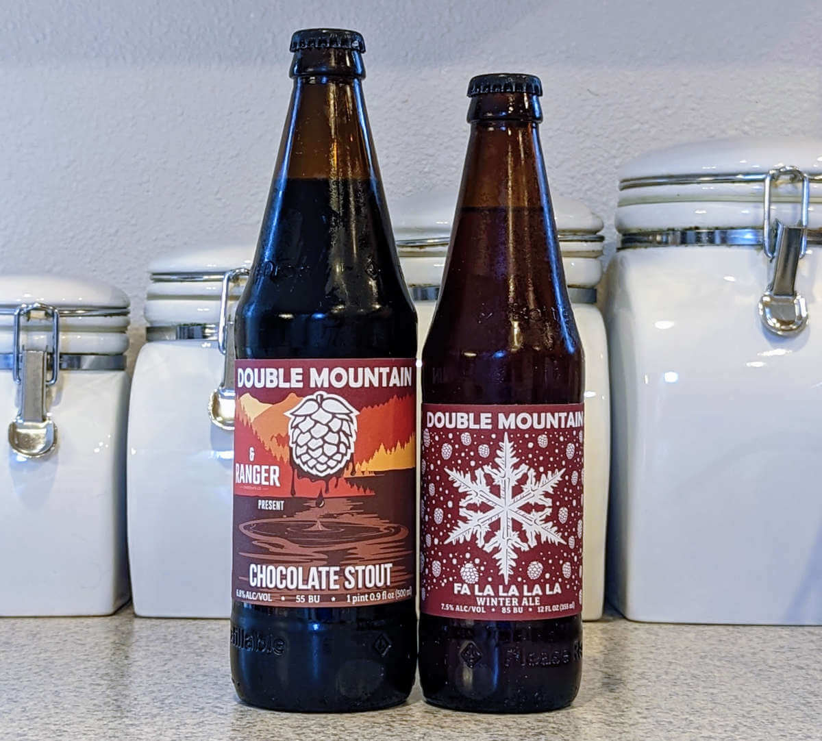 Holiday Beer Reviews: Double Mountain Brewery Fa La La La La and Chocolate Stout