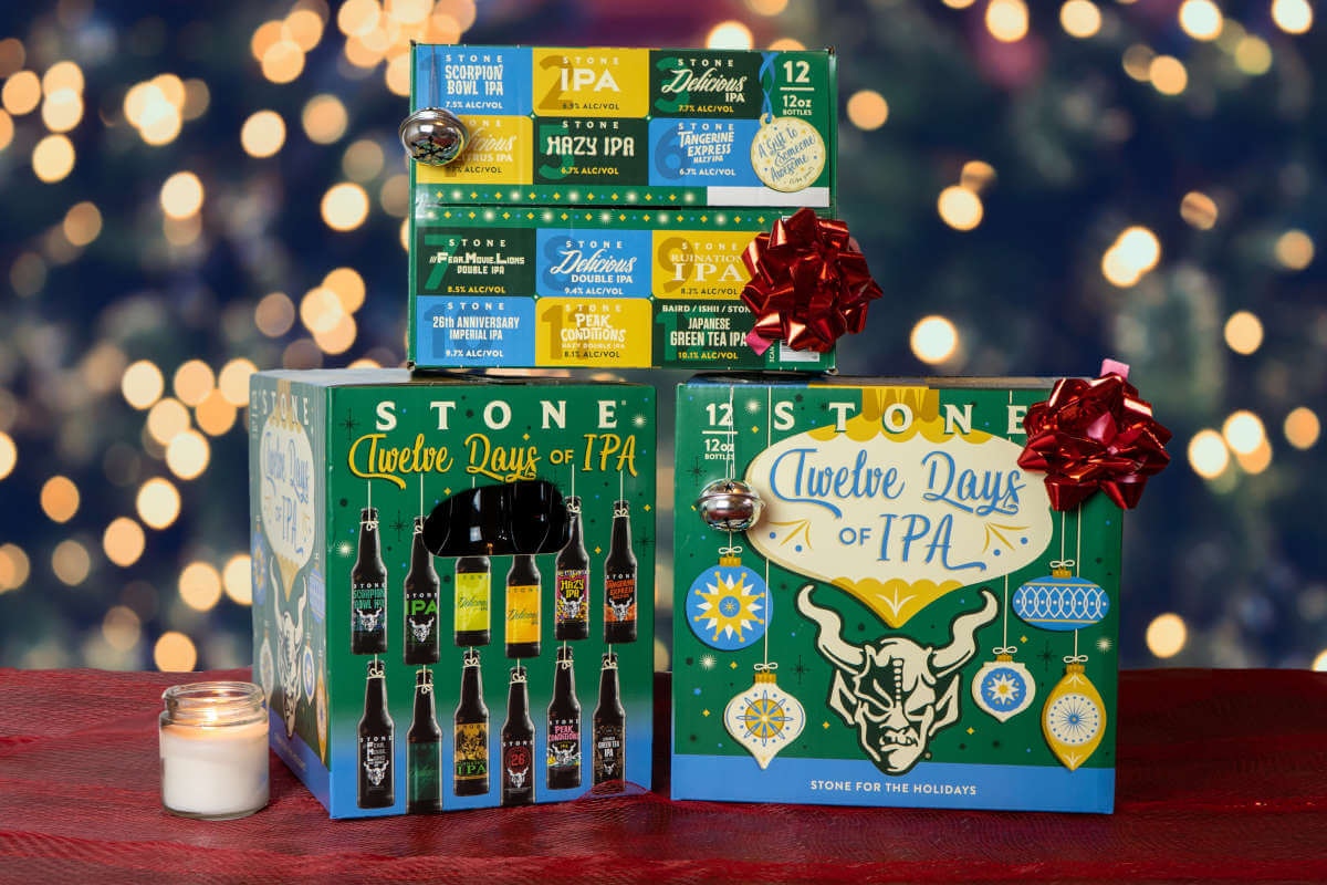 Stone Brewing’s 12 Days of IPAs gift pack