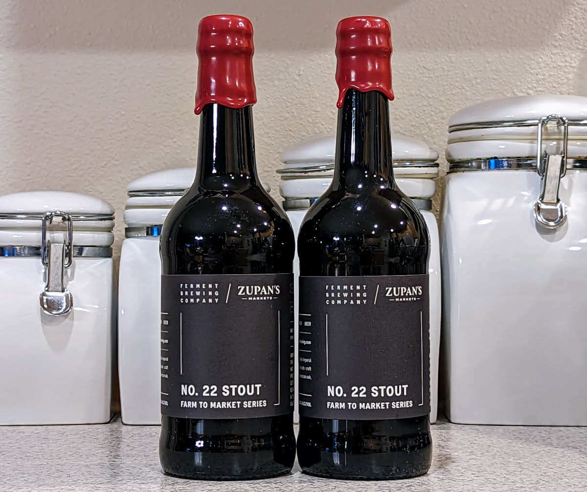Received: Zupan’s and Ferment No. 22 Stout (Farm to Market series)