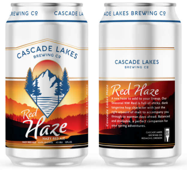 Red Haze, a seasonal hazy red ale, returns from Cascade Lakes Brewing