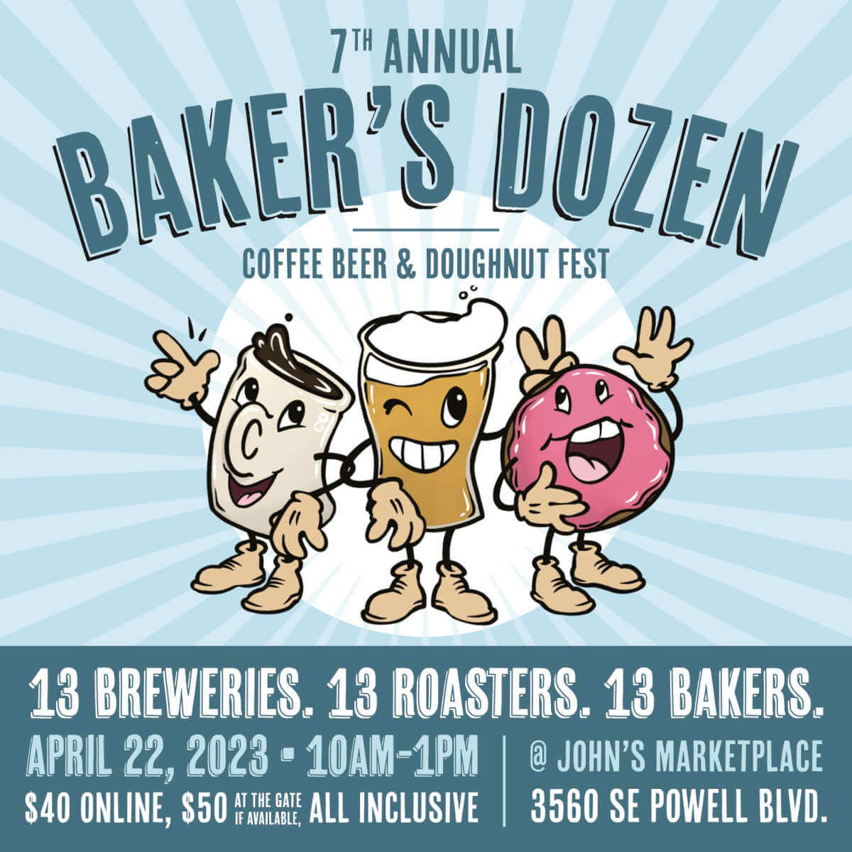 Coffee, beer, and doughnut lovers rejoice – Baker’s Dozen returns April 22nd