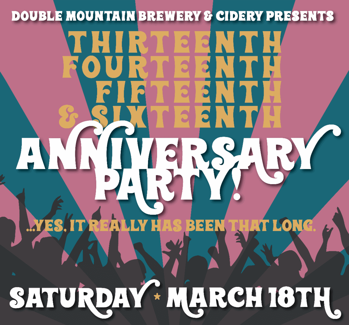 Double Mountain Brewery’s anniversary party is back, Saturday, March 18