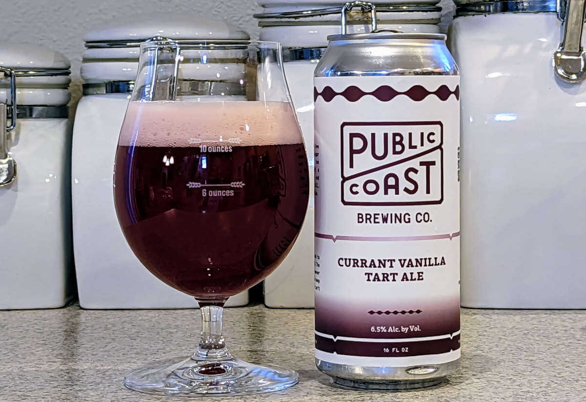 Public Coast Brewing Currant Vanilla Tart Ale