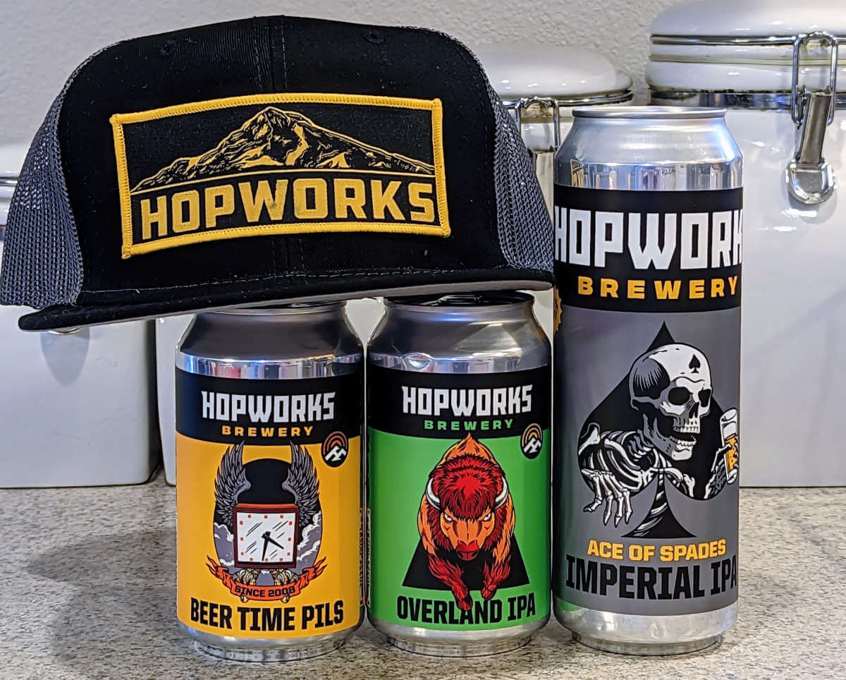 Hopworks Brewery – new cans, new branding (reviews)