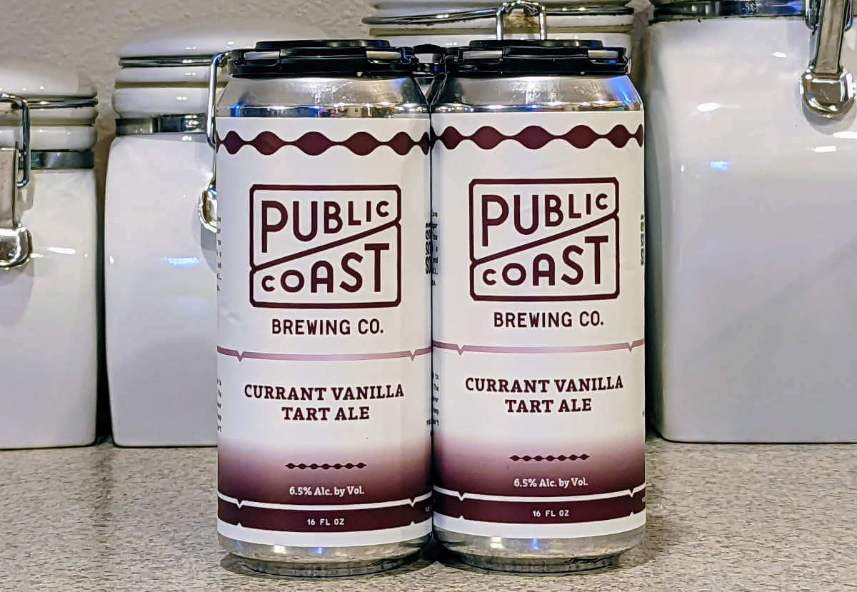 Received: Public Coast Brewing Currant Vanilla Tart Ale