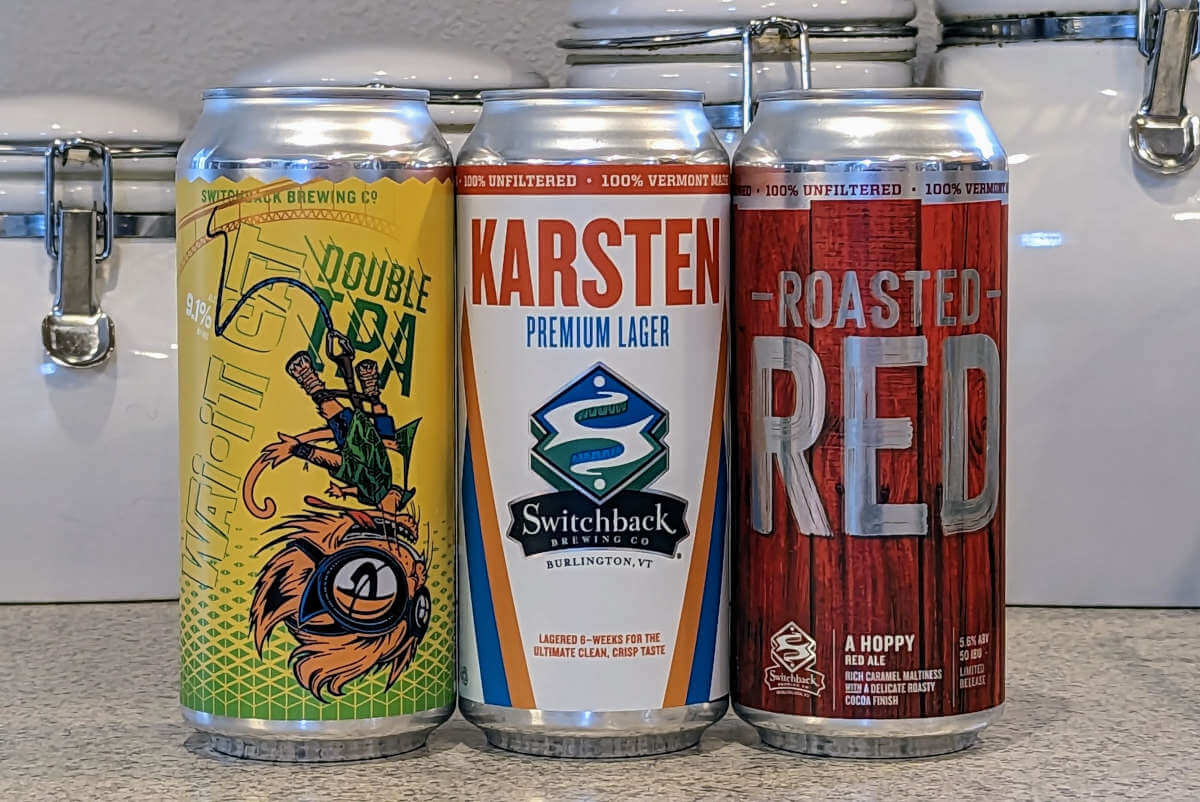 Received: A selection of beers from Switchback Brewing
