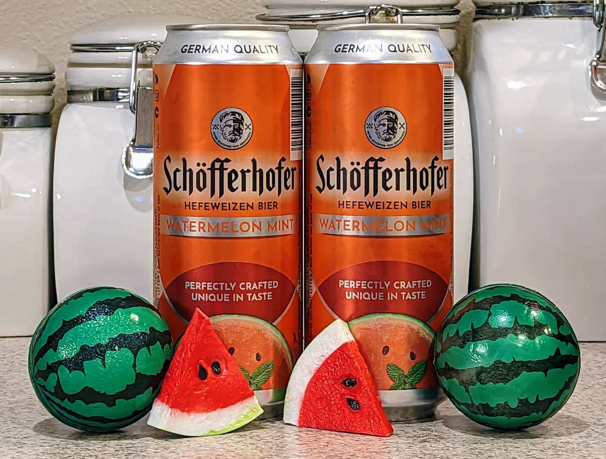 Received: Schöfferhofer Watermelon Mint Hefeweizen
