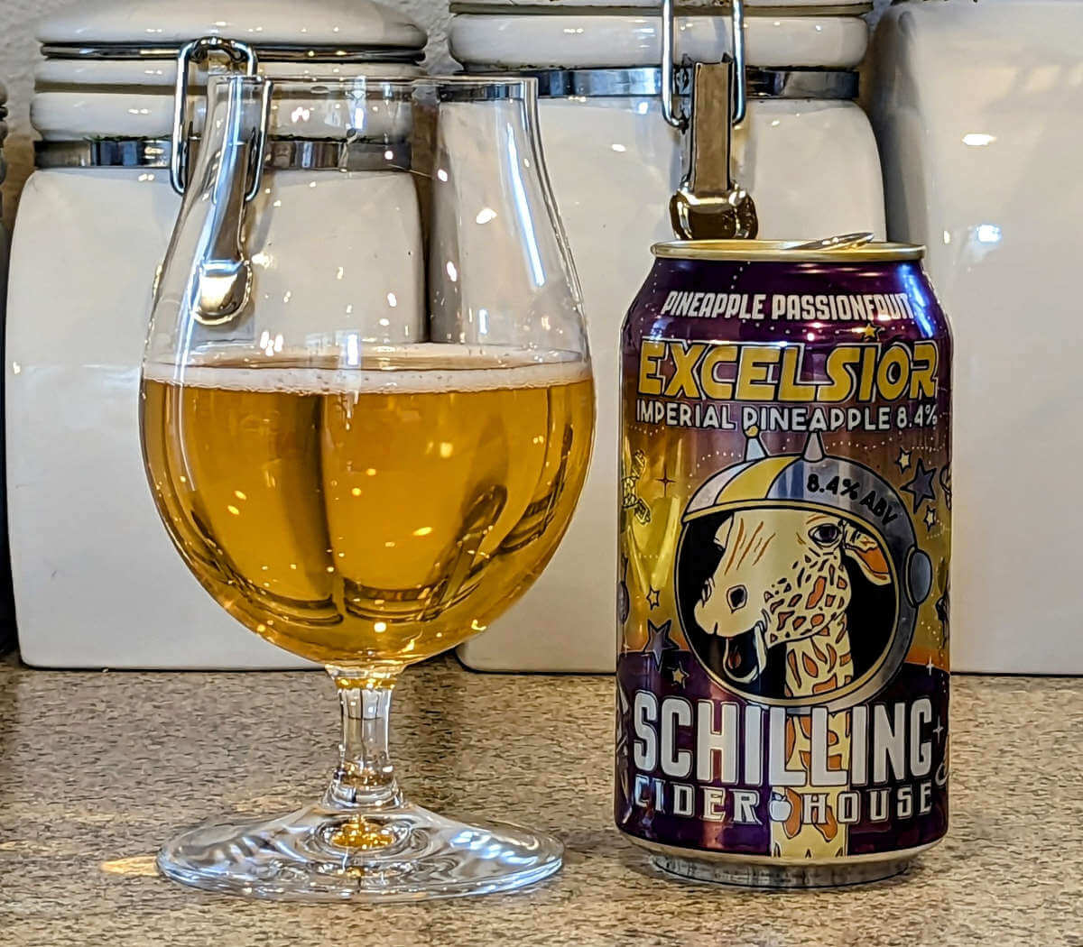 Schilling Cider Excelsior Imperial Pineapple Cider (Spaceport)