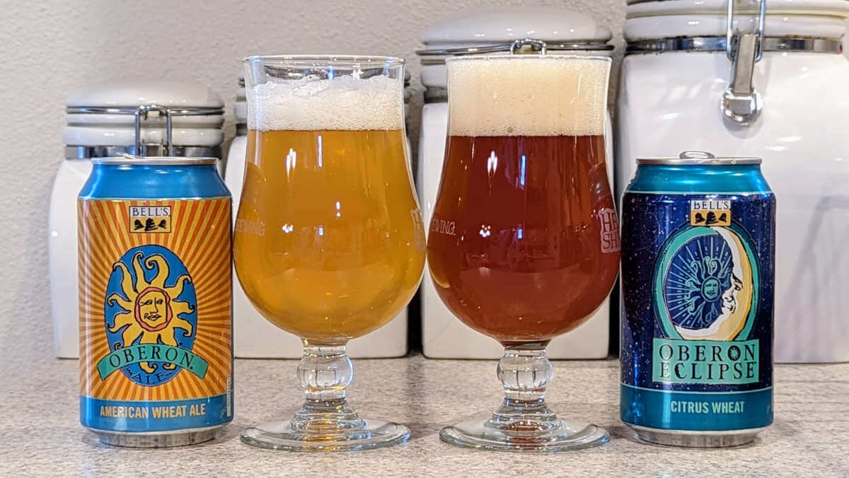 Compare and contrast Bell’s Oberon ales