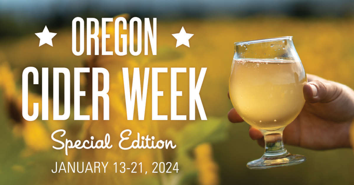 Oregon Cider Week begins today (January 13)