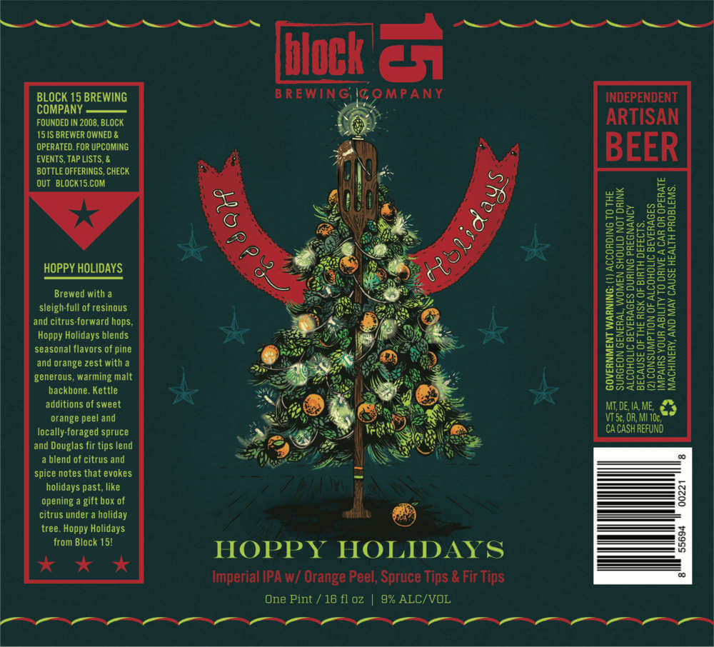 Advent Beer Calendar 2017: Day 9: Block 15 Hoppy Holidays