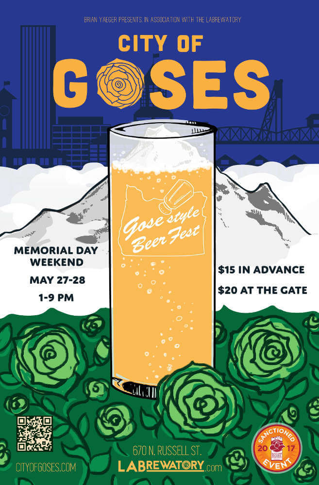 A gose festival, “City of Goses,” comes to Portland this weekend
